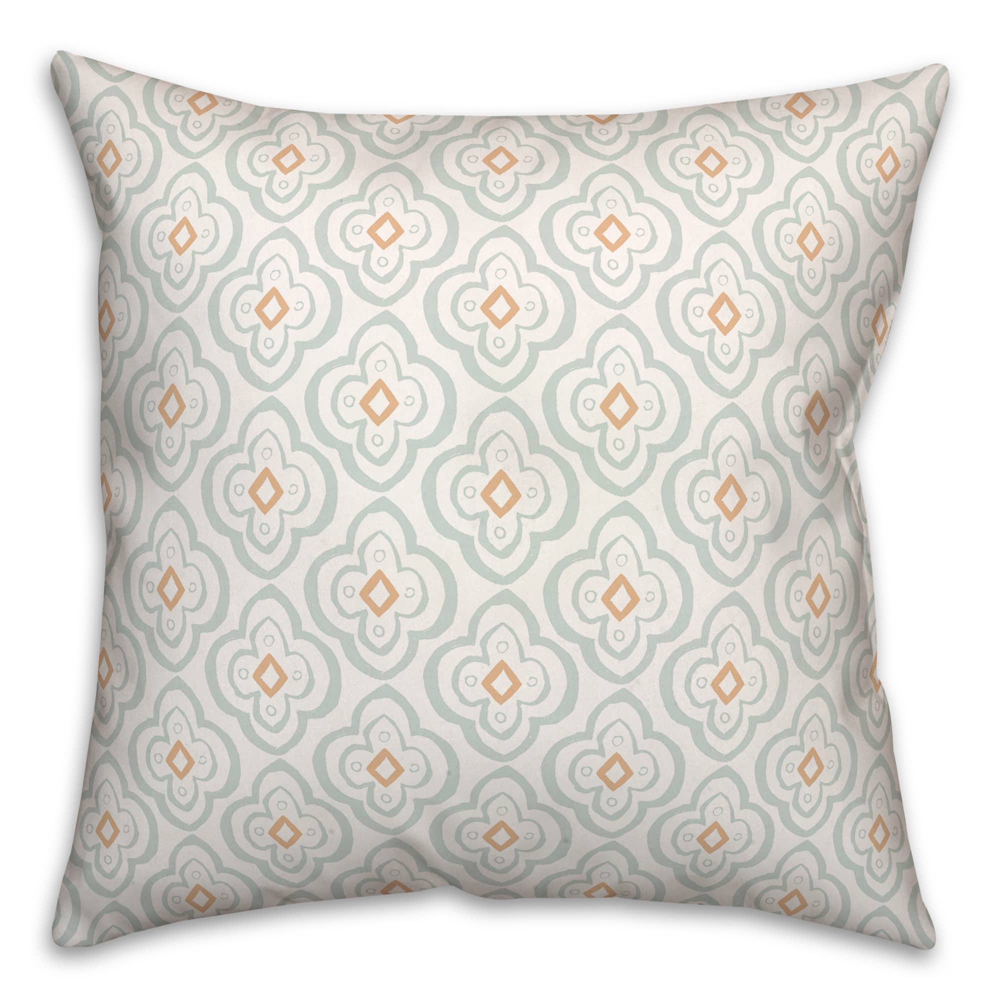 Quatrefoil Square Throw Pillow